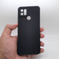 OPPO A15 Carbon Fiber texture Hard Rubber armour back cover shock-porof case