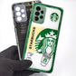Samsung A72 pack of 2 Glass Back Covers Stabucks and Circuit Design