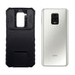 Redmi Note 9 Case, Heavy Duty Shockproof Full-Body Protective Cover with Sliding Camera Lens Protector and Built-in Kickstand for Video Viewing.