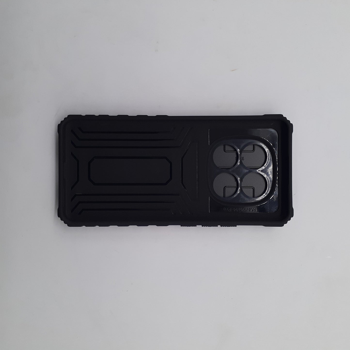 Redmi Note 14 Pro Dual Layer Shockproof Phone Case with Slide Camera Lens Protection and 360¡ Ring Kickstand Holder