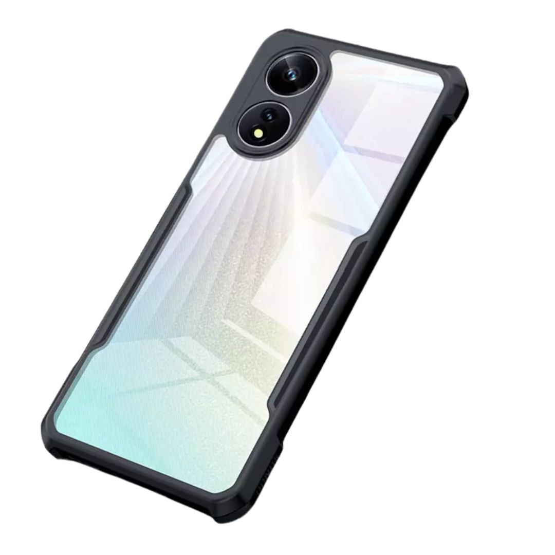 OPPO A38 case Matte Black Back Cover Soft Silicone TPU Bumper case