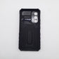 Samsung A54 5G Case with Slide Cover Camera Protector, Slim Hybrid Shockproof Rugged Cover with Built-in Kickstand, Black