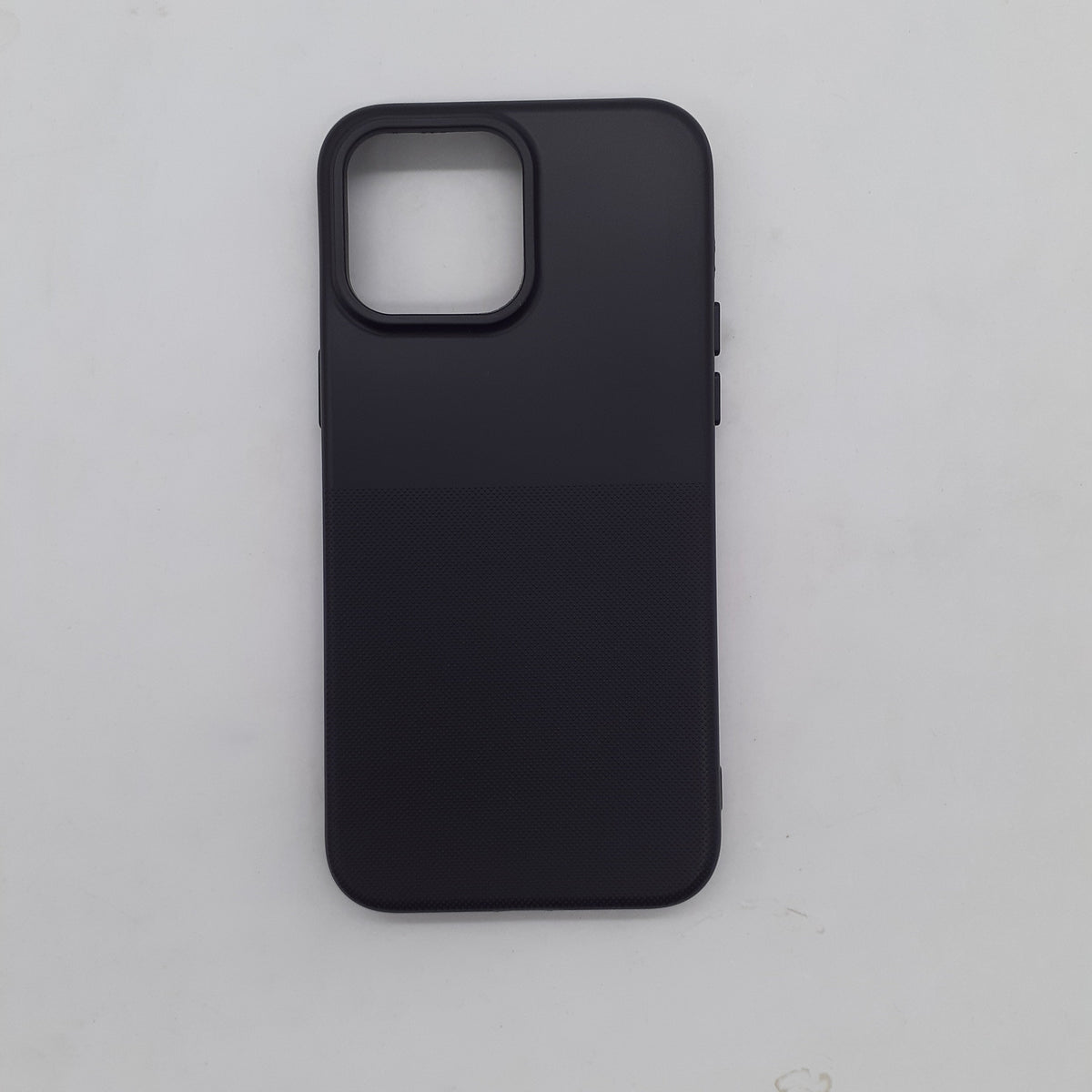 iPhone 14 Pro Max Shockproof Silicone Back Cover – Slim TPU Protective Phone Case with Anti-Slip Grip & Raised Edges