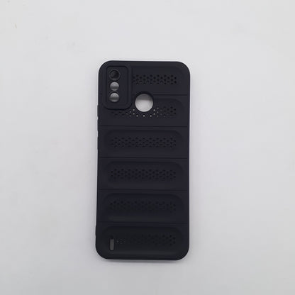 Tecno Spark 6 Go Phone Case Heat Disspation Design Strong TPU Meterial Shockproof Protective Cover