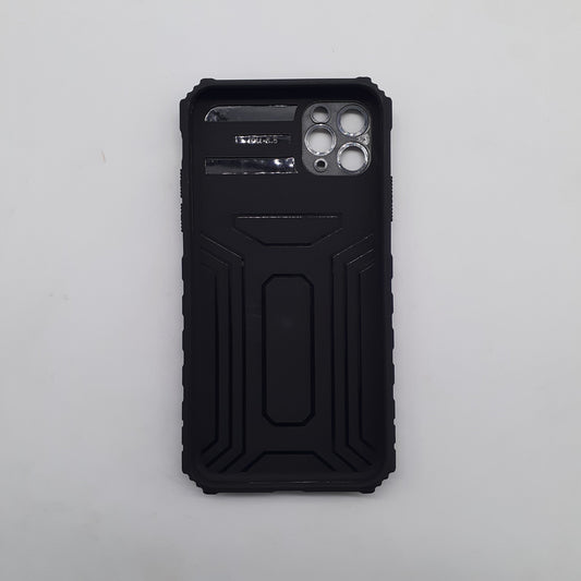 iPhone 11 Pro Max Heavy Duty Protective Case with Sliding Camera Cover and Integrated Kickstand for Hands-Free Viewing
