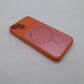 iPhone 14 Orange Back Case - Slim Fit Protective Silicone Phone Cover