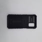 OPPO A92 Shockproof Case with Camera Slide Cover and Built-in Kickstand, Heavy Duty Protection, Anti-Scratch, Full Body Cover