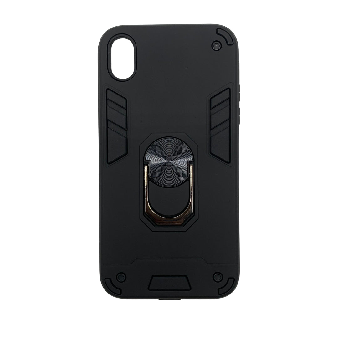 iPhone XR Hard PC Case with ring holder Shockproof Slim back Cover