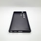 Samsung S24 Ultra Carbon Fiber texture Hard Rubber armour back cover shock-porof case