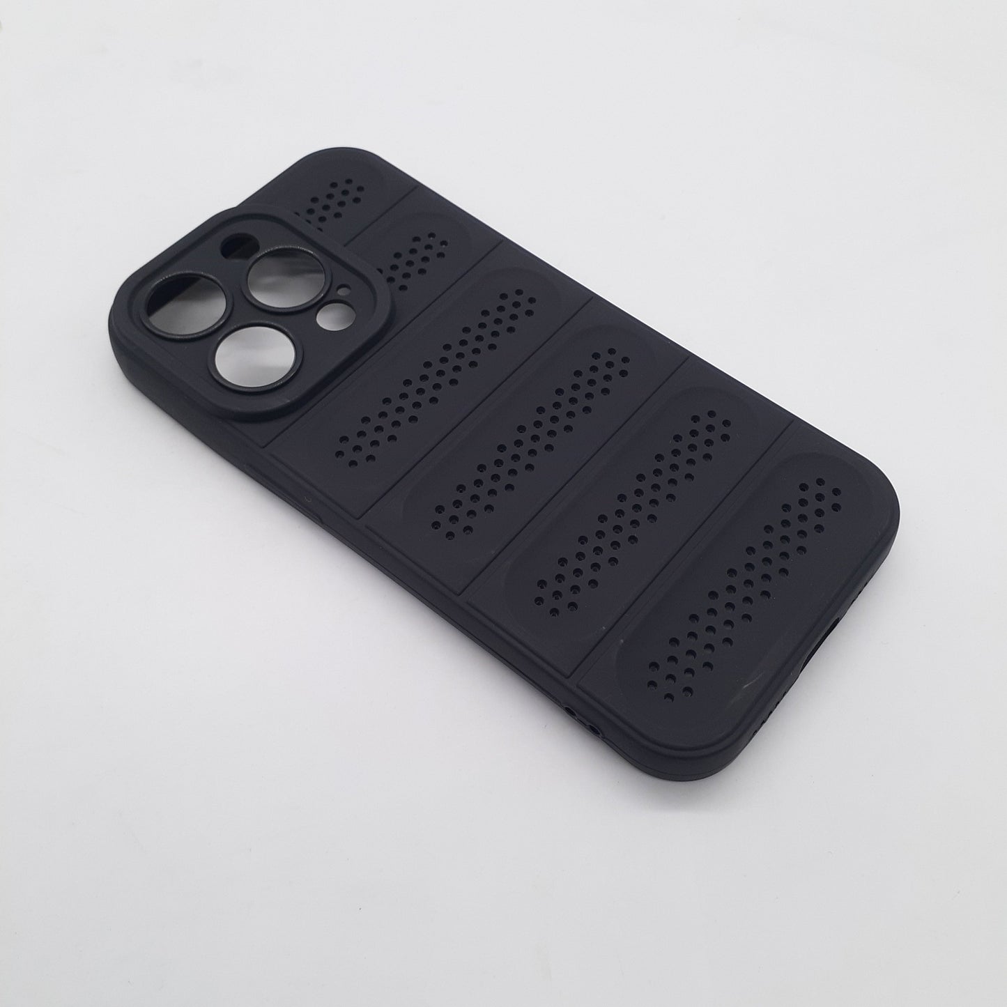 iPhone 14 Pro Heat Dissipation Phone Case Strong TPU Material Ultra Slim Breathable Hollow Design Shockproof Cover