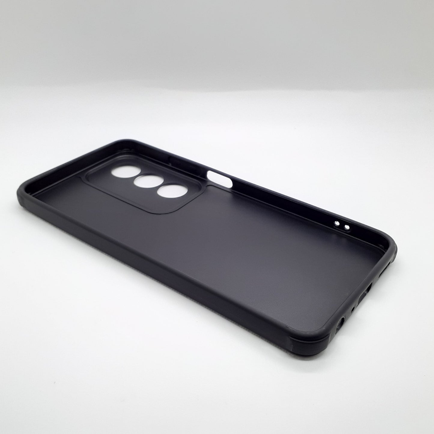 OPPO A3 Pro Carbon Fiber texture Hard Rubber armour back cover shock-porof case