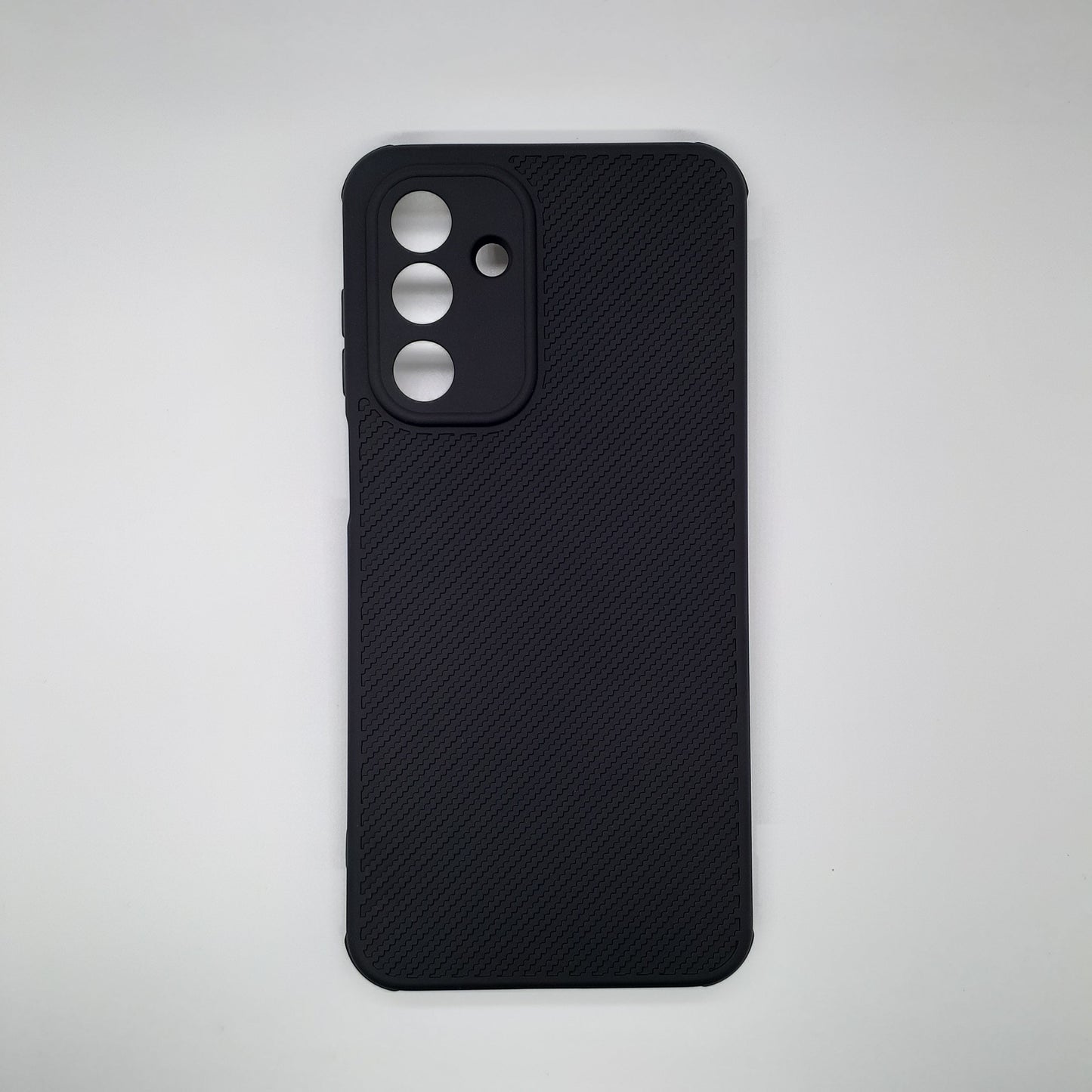 Samsung M36 Carbon Fiber texture Hard Rubber armour back cover shock-porof case