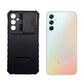 Samsung A34 Phone Case with Camera Lens Slide Cover and Built-in Kickstand, Heavy Duty Shockproof Protective Cover