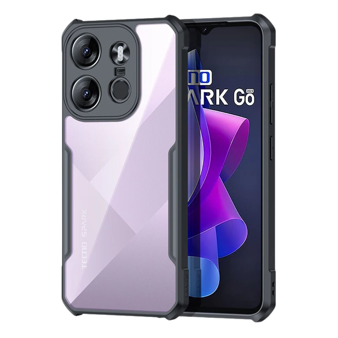 Tecno Spark Go 2023 case Matte Black Back Cover Soft Silicone TPU Bumper case