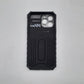 iPhone 13 Pro Max Heavy Duty Case with Camera Slide Cover, Integrated Kickstand, and Military-Grade Shockproof Protection.
