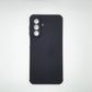 Samsung A17 Carbon Fiber texture Hard Rubber armour back cover shock-porof case