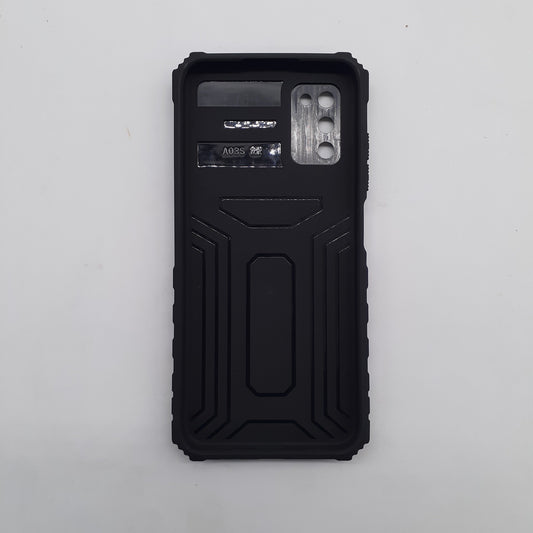Samsung A03s Heavy Duty Shockproof Case with Sliding Camera Cover and Integrated Kickstand/Built-in Stand