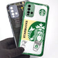 Redmi 9T pack of 2 Glass Back Covers Stabucks and Circuit Design