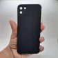 Realme C11 Carbon Fiber texture Hard Rubber armour back cover shock-porof case