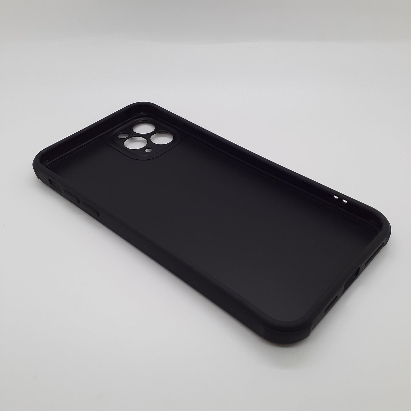 iPhone 11 Pro Max Carbon Fiber texture Hard Rubber armour back cover shock-porof case