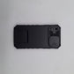 iPhone X Heavy Duty Shockproof Case with Camera Slide Cover and Integrated Kickstand Built-in Stand Full Body Protective Cover