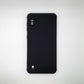 Samsung A10 Carbon Fiber texture Hard Rubber armour back cover shock-porof case