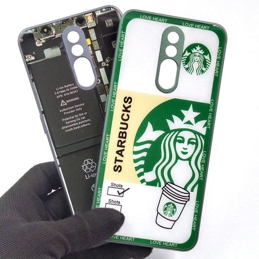 OPPO F11 pack of 2 Glass Back Covers Stabucks and Circuit Design