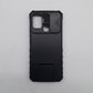 infinix Hot 9 Play Protective Case with Camera Slide Cover and Integrated Kickstand/Built-in Stand for Maximum Security and Hands-Free Viewing