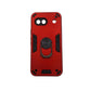 Google Pixel 8A Hard PC Case with Metal ring holder Shockproof Slim back Cover