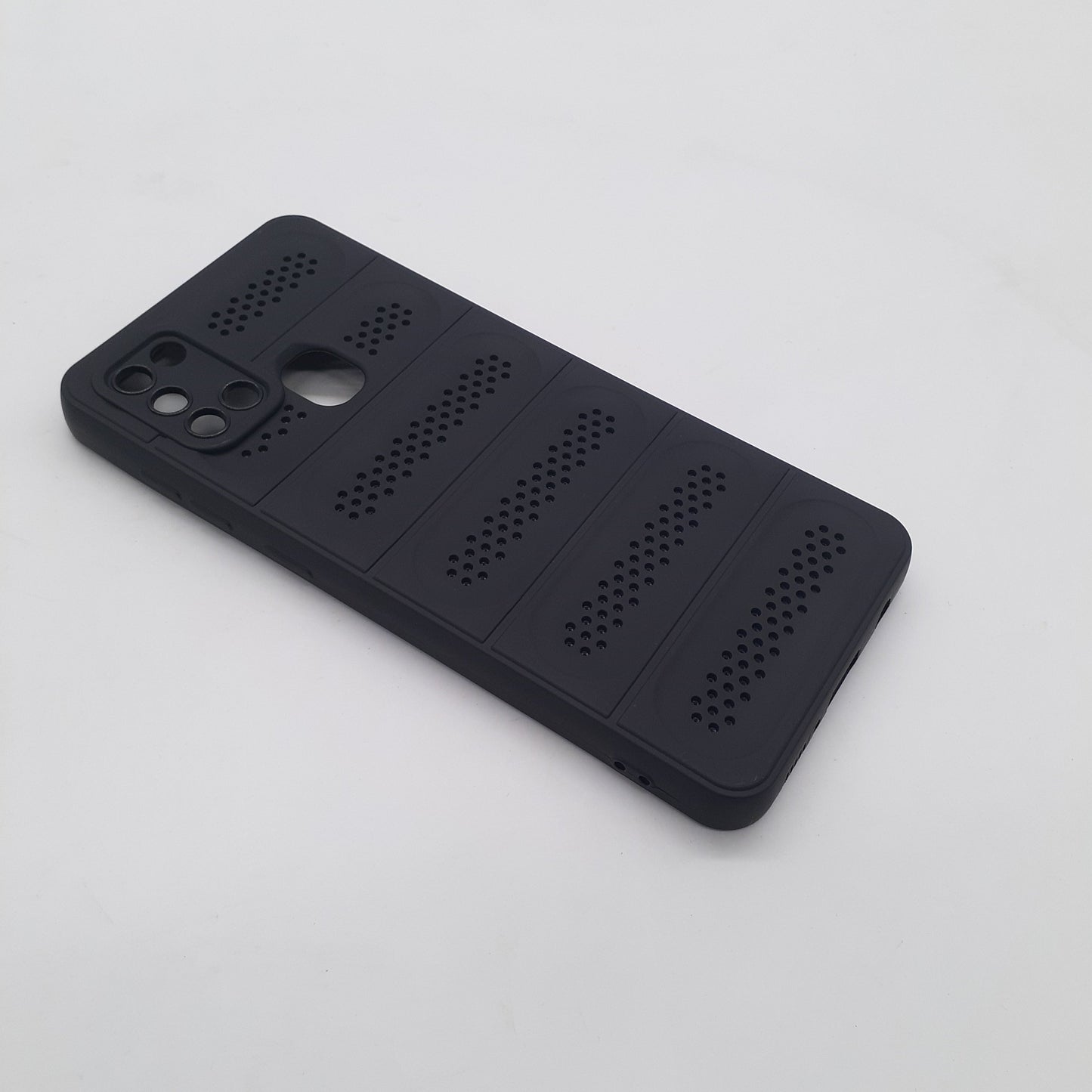 Samsung A21s Strong TPU Material Heat Dissipation Cooling Phone Case Shockproof Protective Cover with Enhanced Ventilation