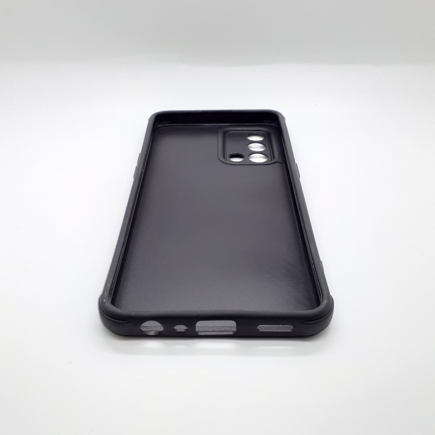OPPO A74 Carbon Fiber texture Hard Rubber armour back cover shock-porof case