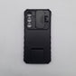 Samsung S23 FE Shockproof Case with Sliding Camera Cover and Integrated Ring Stand Holder, Heavy Duty Protection, Black