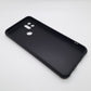 OPPO A15 Carbon Fiber texture Hard Rubber armour back cover shock-porof case