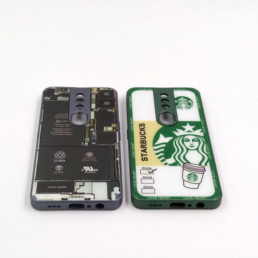 OPPO F11 Pro pack of 2 Glass Back Covers Stabucks and Circuit Design