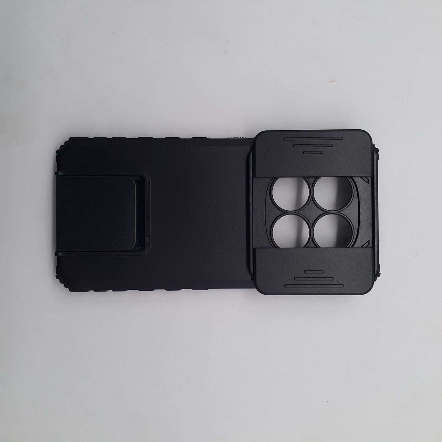 Redmi Note 14 Pro Dual Layer Shockproof Phone Case with Slide Camera Lens Protection and 360¡ Ring Kickstand Holder