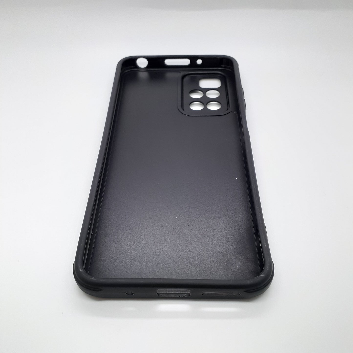Redmi 10 Carbon Fiber texture Hard Rubber armour back cover shock-porof case