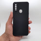 OPPO A8 Carbon Fiber texture Hard Rubber armour back cover shock-porof case