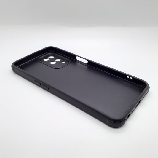 OPPO A54 Carbon Fiber texture Hard Rubber armour back cover shock-porof case