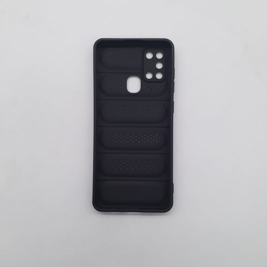 Samsung A21s Strong TPU Material Heat Dissipation Cooling Phone Case Shockproof Protective Cover with Enhanced Ventilation