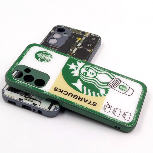 Samsung M14 pack of 2 Glass Back Covers Stabucks and Circuit Design