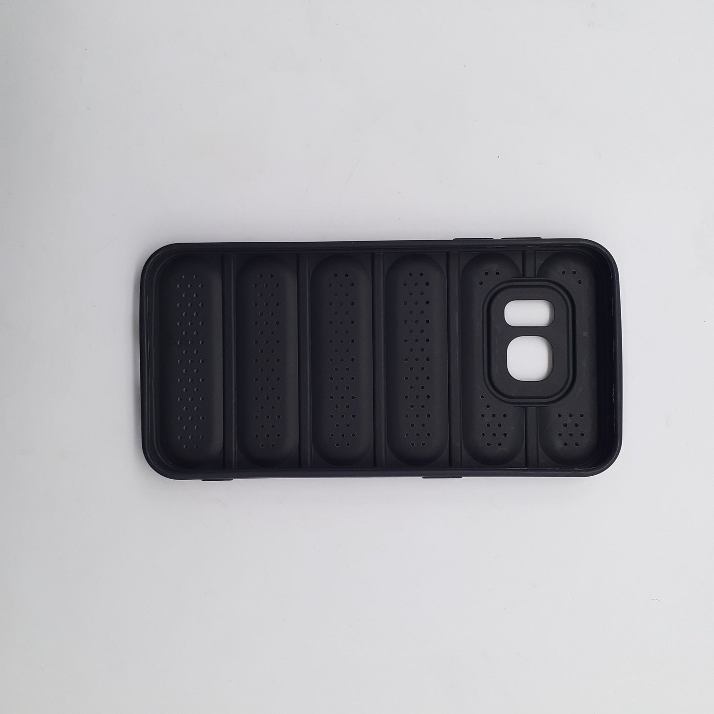 Samsung S7 Phone Case Heat Dissipation Design Strong TPU Material Durable Shockproof Full Protection Cover Black