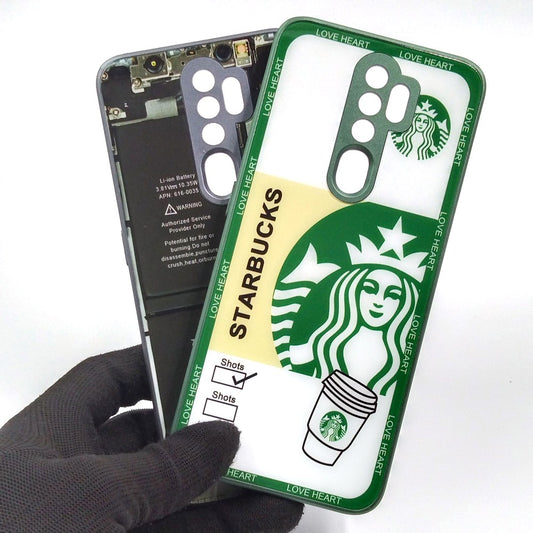 OPPO A9 2020 pack of 2 Glass Back Covers Stabucks and Circuit Design