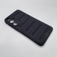 Samsung A55 Heat Dissipation Shockproof Strong TPU PC Dual Layer Phone Back Cover Enhanced Cooling Design Black