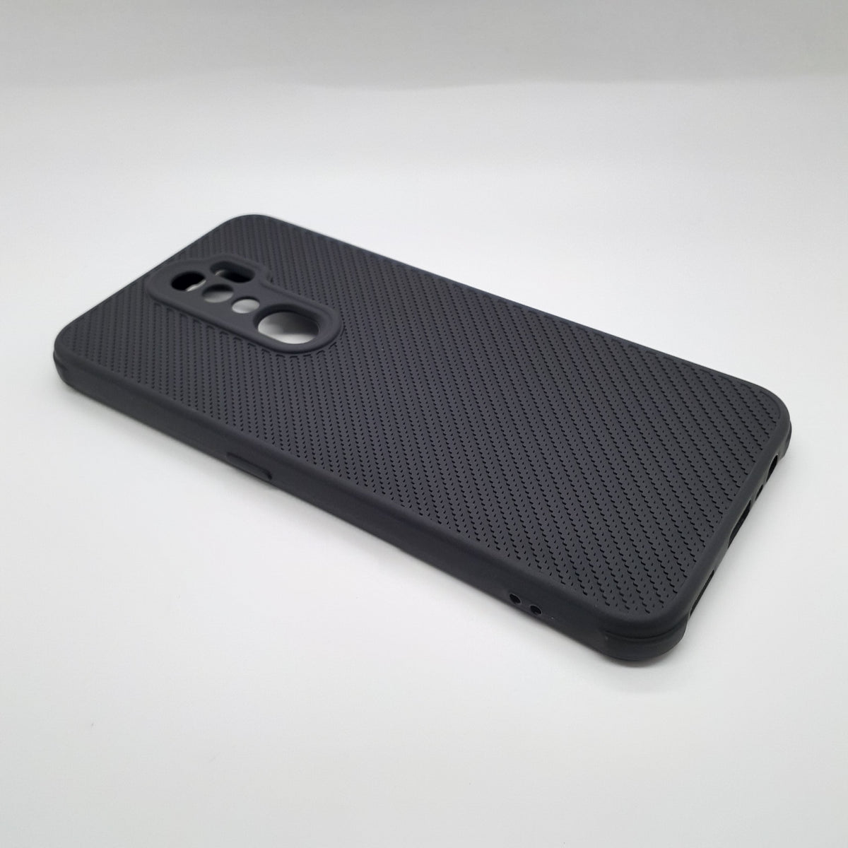 OPPO A5 2020 Carbon Fiber texture Hard Rubber armour back cover shock-porof case