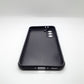 Samsung A56 Carbon Fiber texture Hard Rubber armour back cover shock-porof case