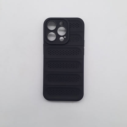 iPhone 14 Pro Heat Dissipation Phone Case Strong TPU Material Ultra Slim Breathable Hollow Design Shockproof Cover