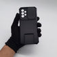Samsung A73 5G Hybrid Protective Hard TPU Ring Metal Stand Case Cover with Slide Camera Protection