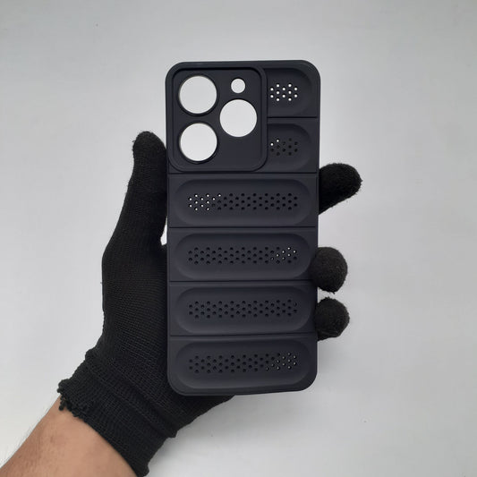 itel A70 Phone Case Heat Dissipation Design Strong TPU Material Shockproof Protective Back Cover