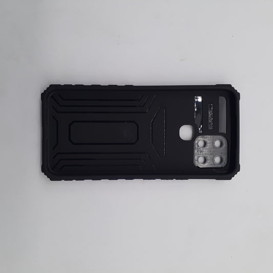 infinix Smart 6 Slide Camera Cover Case with Built-in Kickstand, Heavy Duty Shockproof Armor PC TPU Protection Stand Mobile Phone Case
