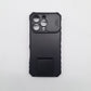 iPhone 16 Pro Case with Slide Camera Cover and Built-in Kickstand, Heavy Duty Shockproof Protective Cover with Integrated Stand for Hands-Free Viewing